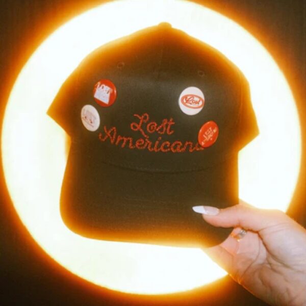 Pinned twill trucker