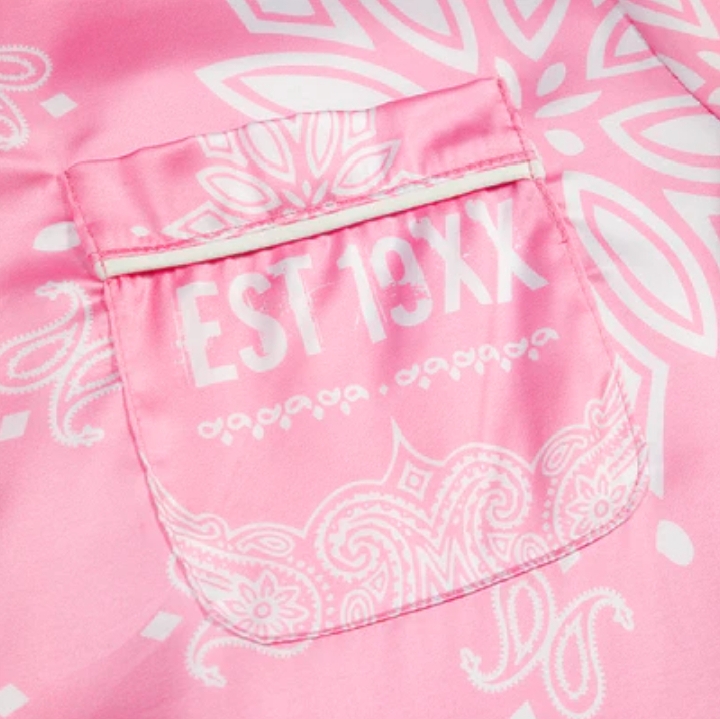 est 19xx pink bandana print pj shirt - Image 2